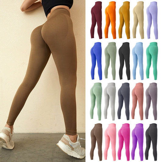 Trending Seamless Leggings Yoga Pants Tummy Control Workout Running Yoga Leggings For Women